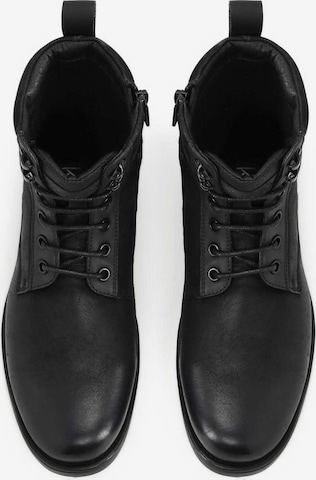 Kazar Lace-Up Boots in Black