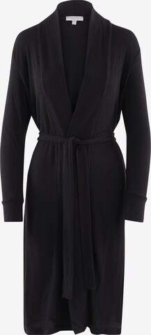 PJ Salvage Dressing Gown in Black: front