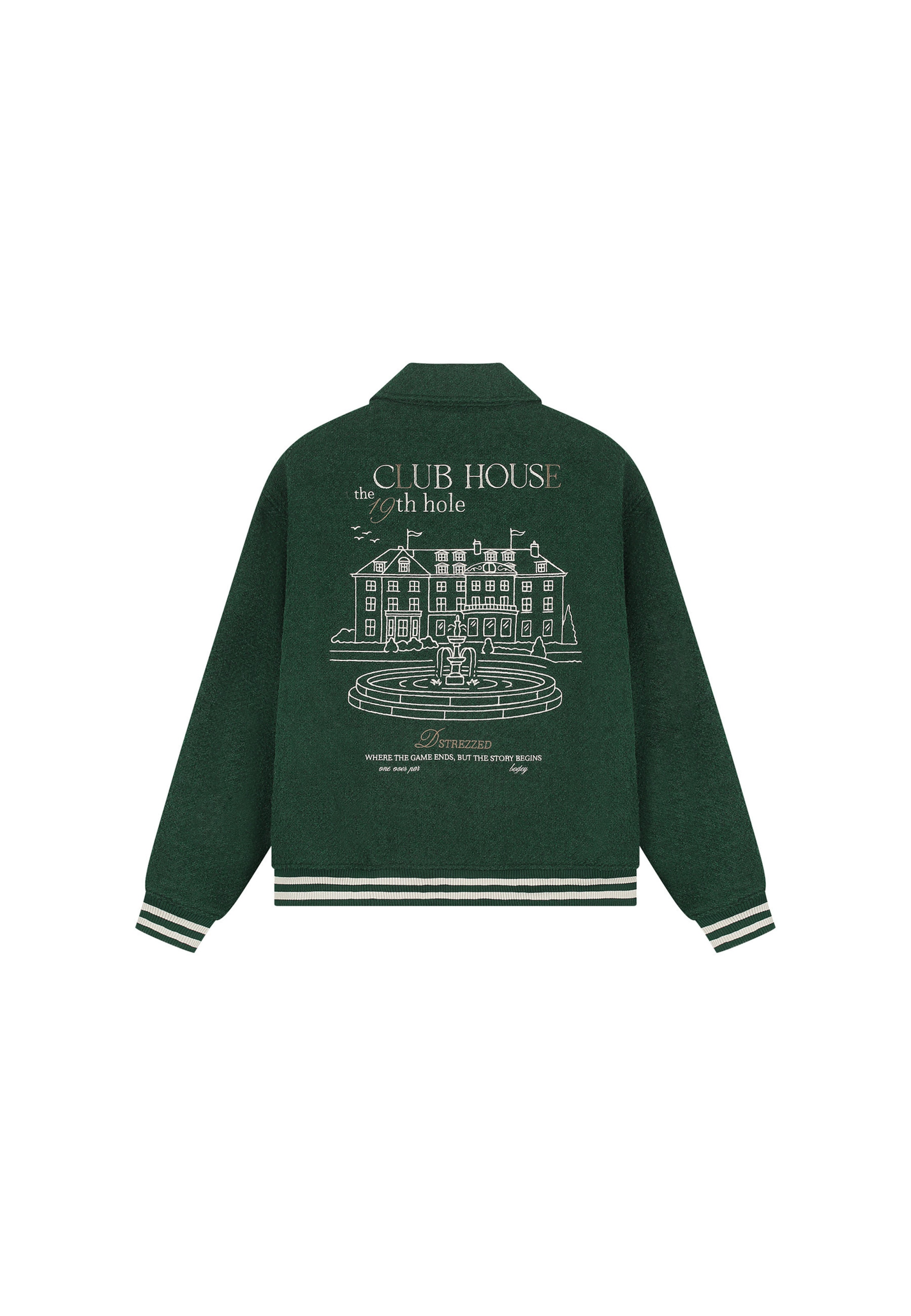 Dstrezzed Between-Season Jacket in Green