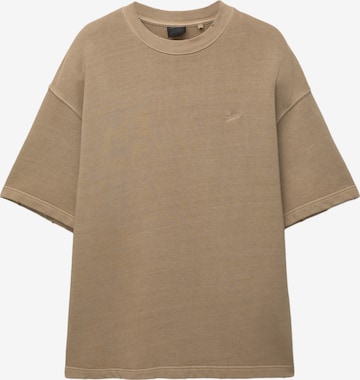 T-Shirt Pull&Bear en jaune : devant