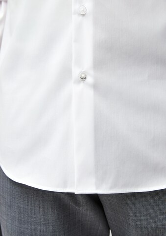 s.Oliver BLACK LABEL Slim fit Button Up Shirt in White