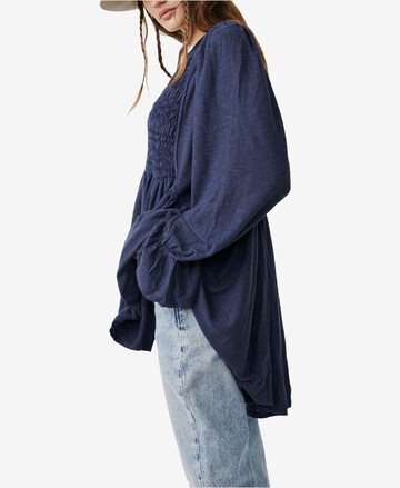 Free People - Túnica 'Don't Call Me Baby' em azul