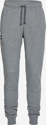 Pantalon de sport 'Rival' UNDER ARMOUR en gris : devant