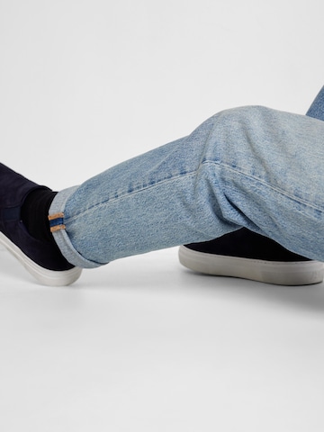 SELECTED HOMME Slimfit Jeans 'LEON' i blå