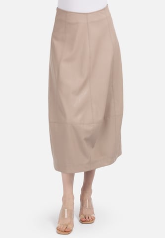 HELMIDGE Skirt in Beige: front