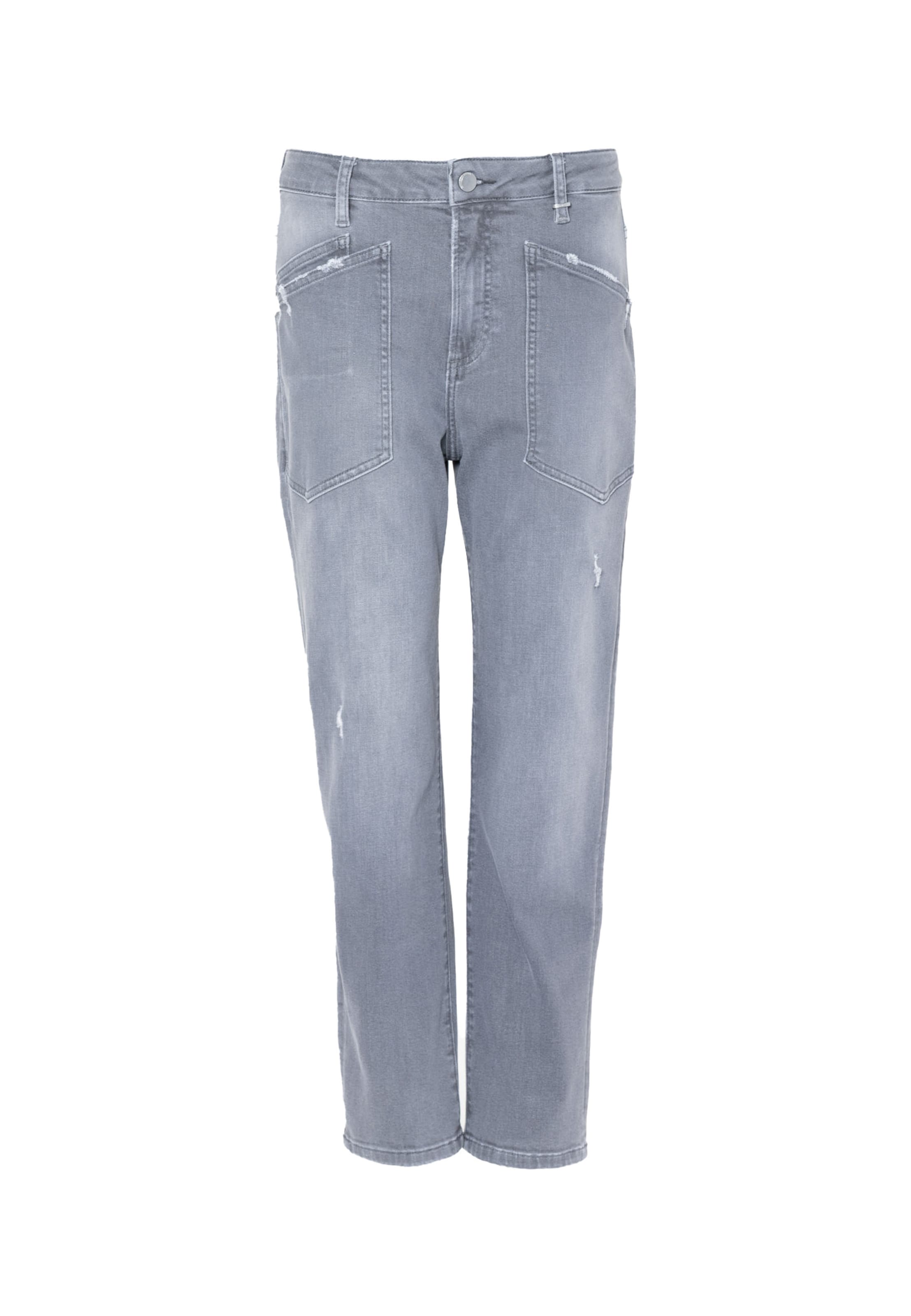 Elias Rumelis Loosefit Jeans 'Sendy' in Grau: Vorderseite
