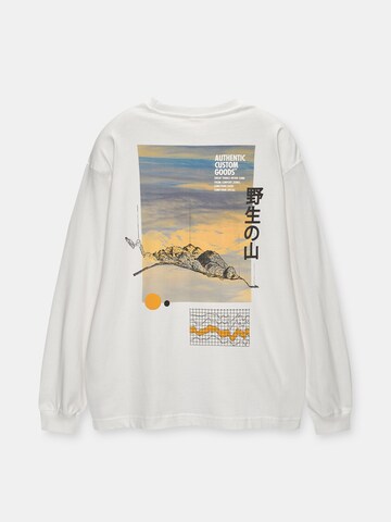 Pull&Bear Majica | bela barva