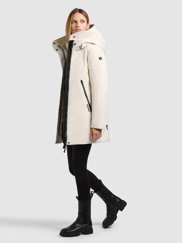 khujo Winter Jacket 'Lane' in White