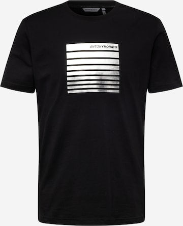 Tricou de la ANTONY MORATO pe negru: față