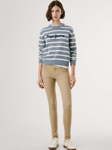 Coupe slim Pantalon 'THELMA' Pepe Jeans en beige