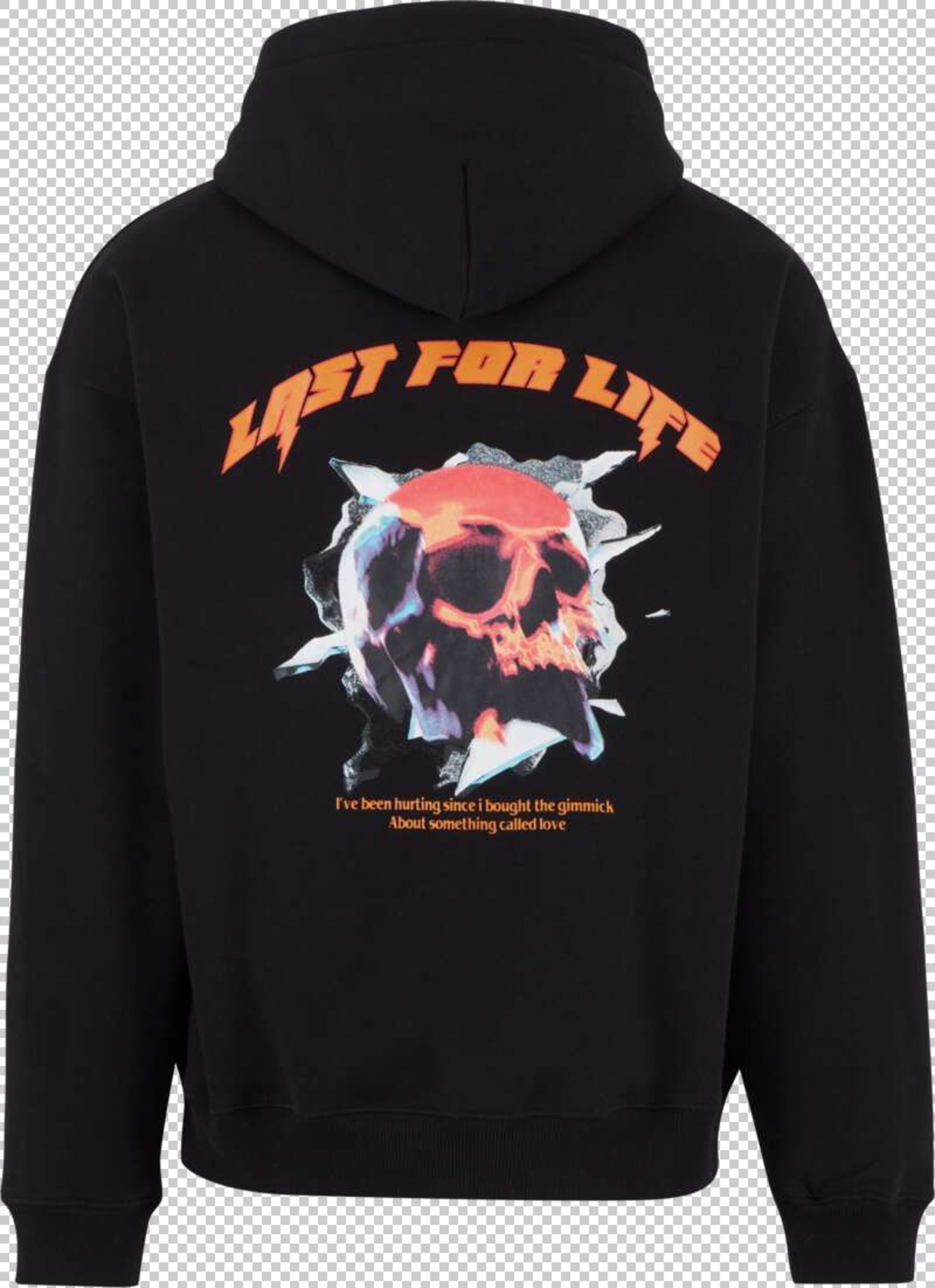 2Y Studios Sweatjacke 'Last For Life' in Schwarz