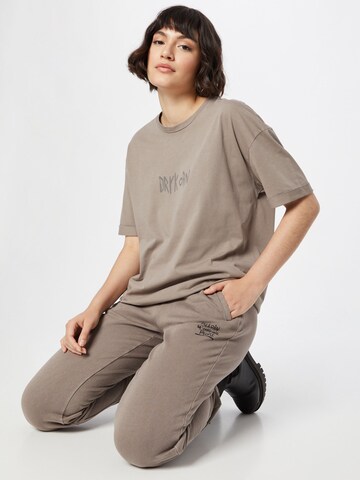 DRYKORN Shirt 'DRYKORN x ABOUT YOU THILO_CONSCIOUS' in Brown