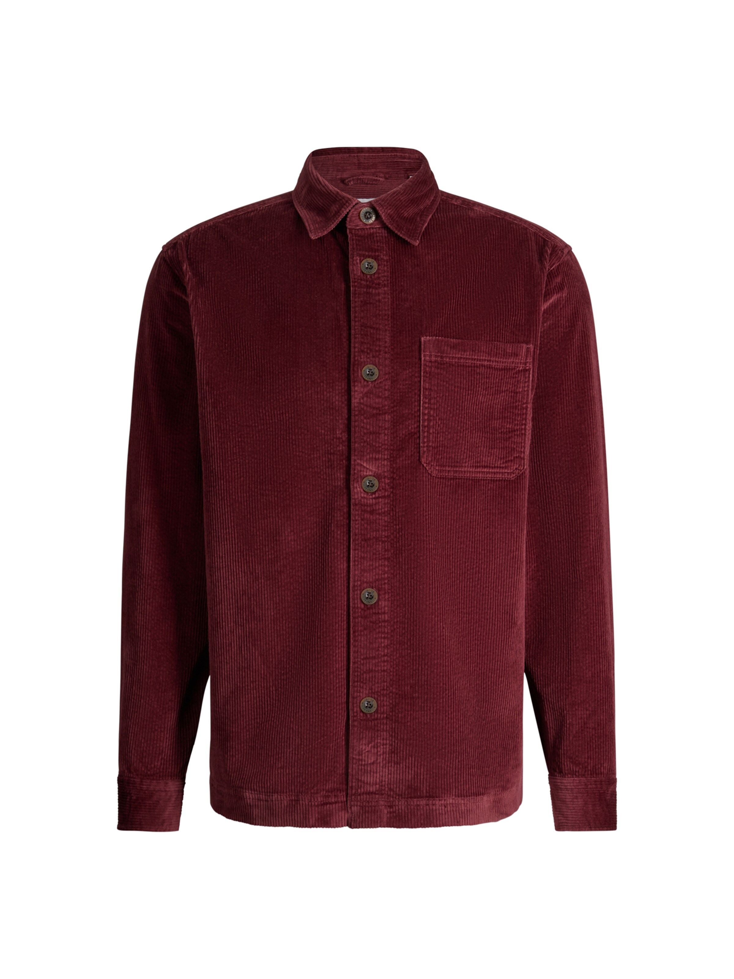 JOOP! Jeans Regular fit Zakelijk overhemd in Rood: voorkant