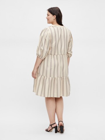 EVOKED Shirt dress 'Etna' in Beige