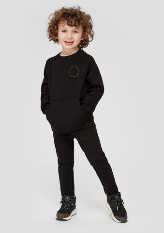 s.Oliver Sweatshirt in Black: front