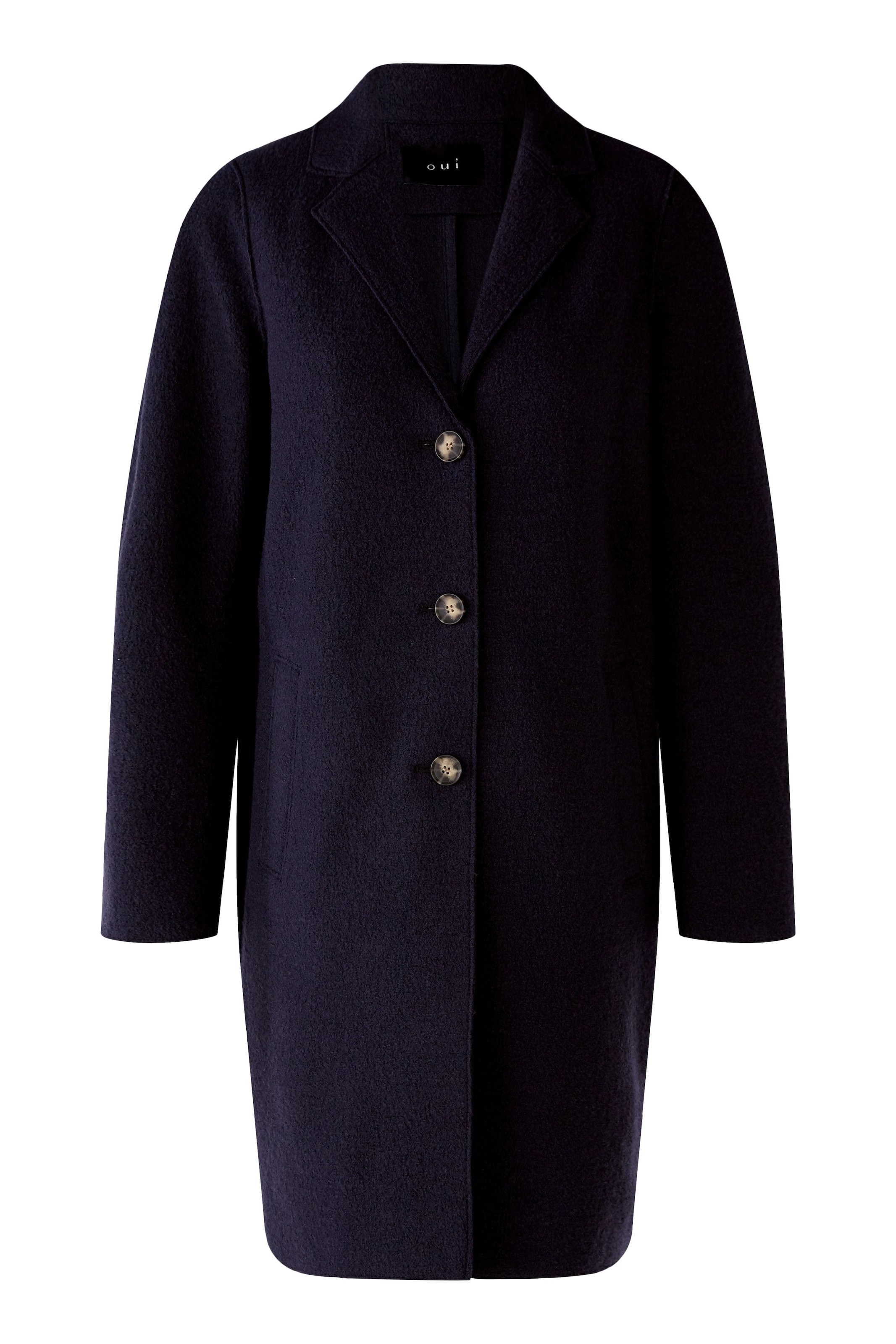 OUI Between-Seasons Coat 'Mayson' in Blue: front
