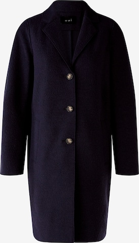 OUI Between-seasons coat 'Mayson' in Blue: front