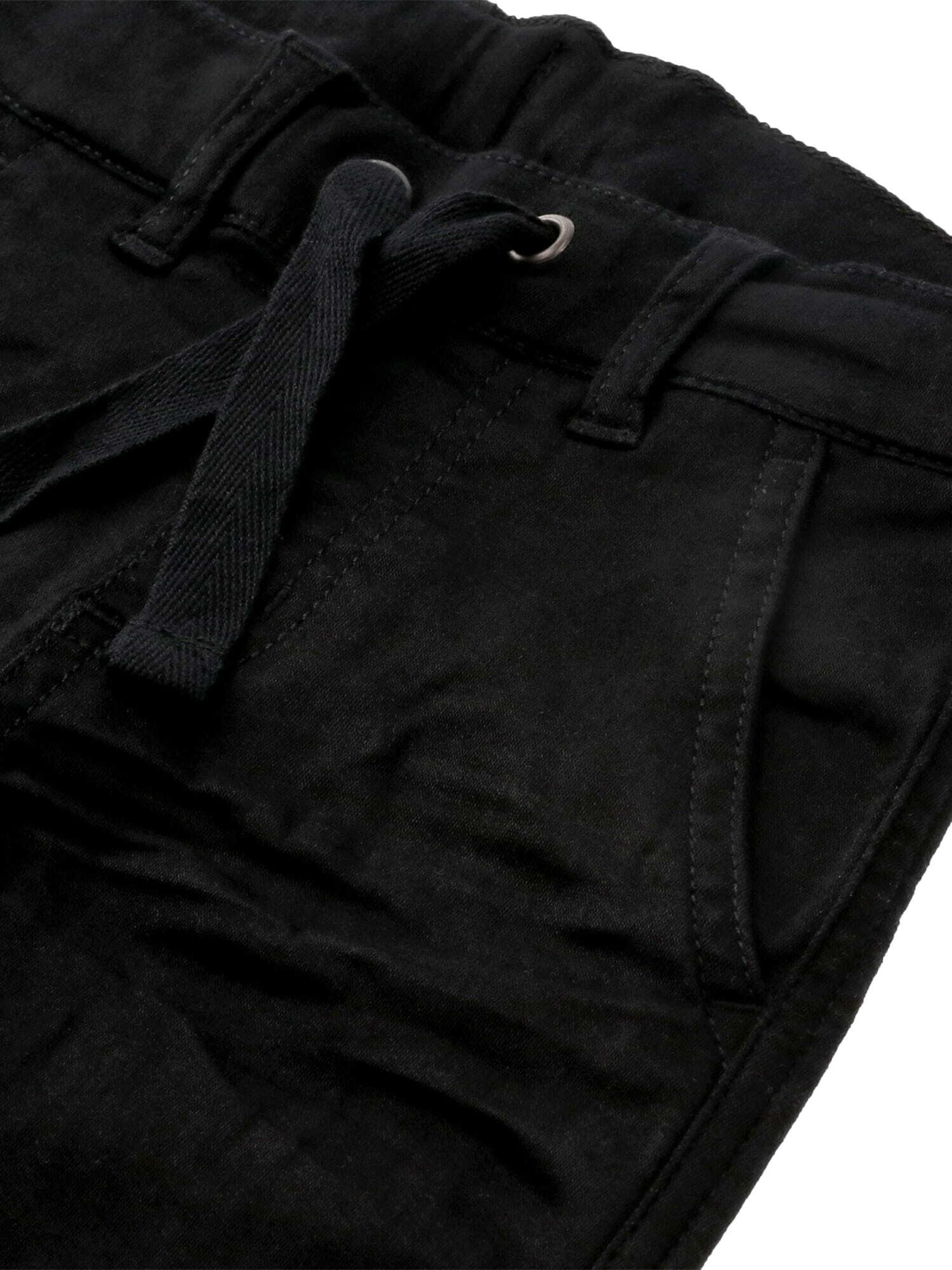 Villervalla Regular Pants in Black