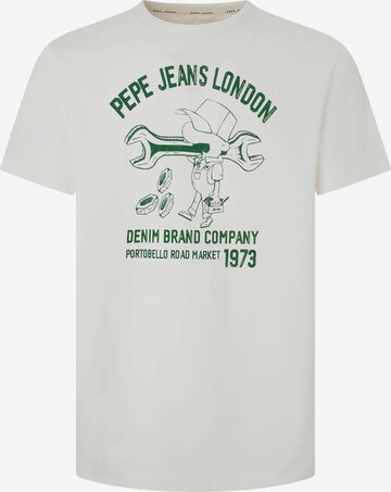 Pepe Jeans Shirt 'Cedric' in White: front