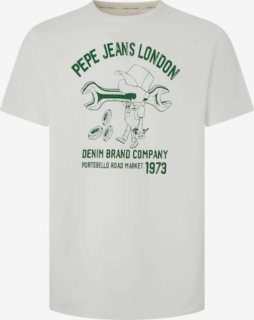 Pepe Jeans Shirt 'Cedric' in White: front