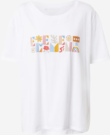 ELEMENT Koszulka funkcyjna w kolorze biały: przód