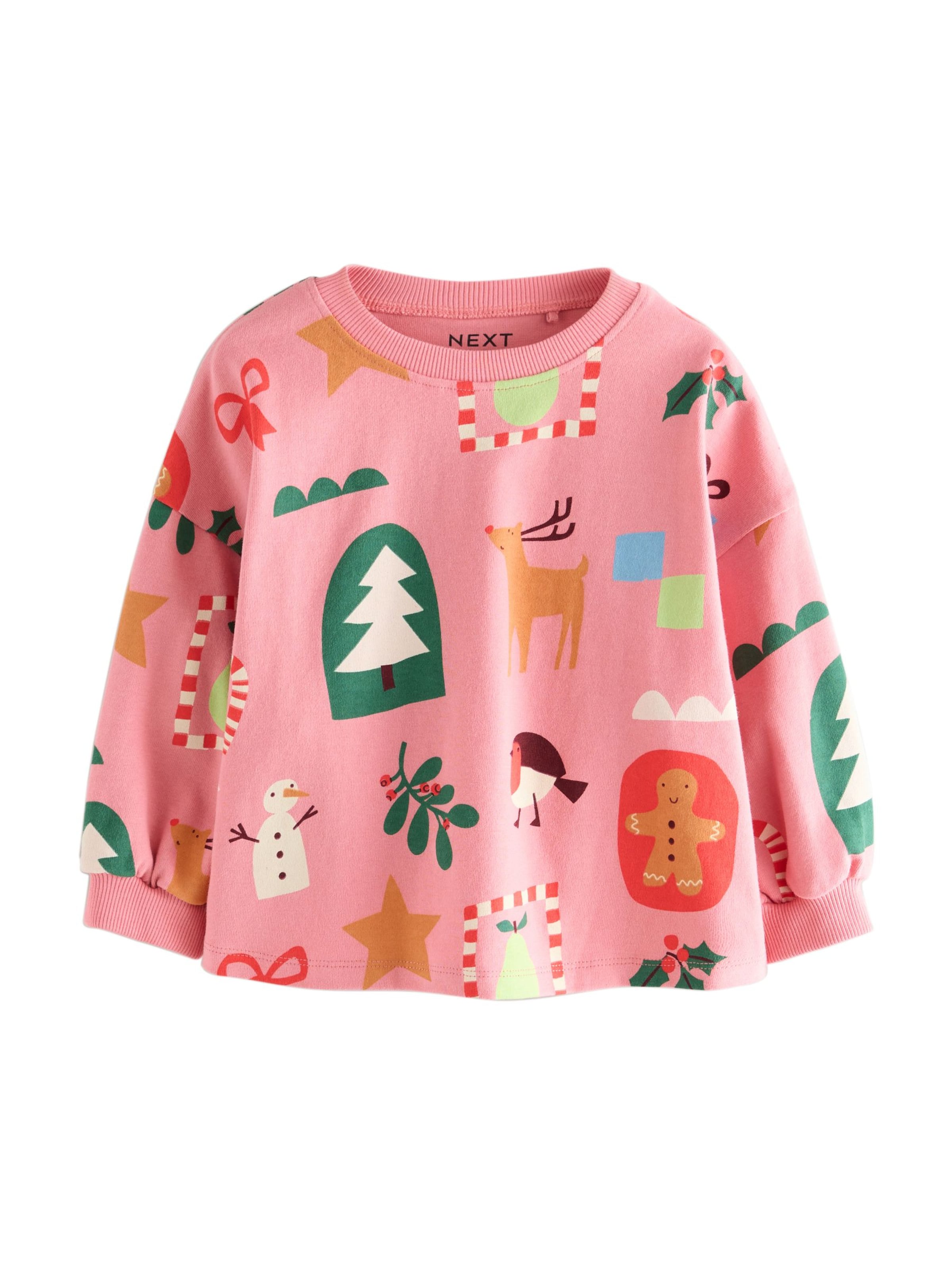 Next Shirt in Brown / Dark green / Pink / Red, Item view