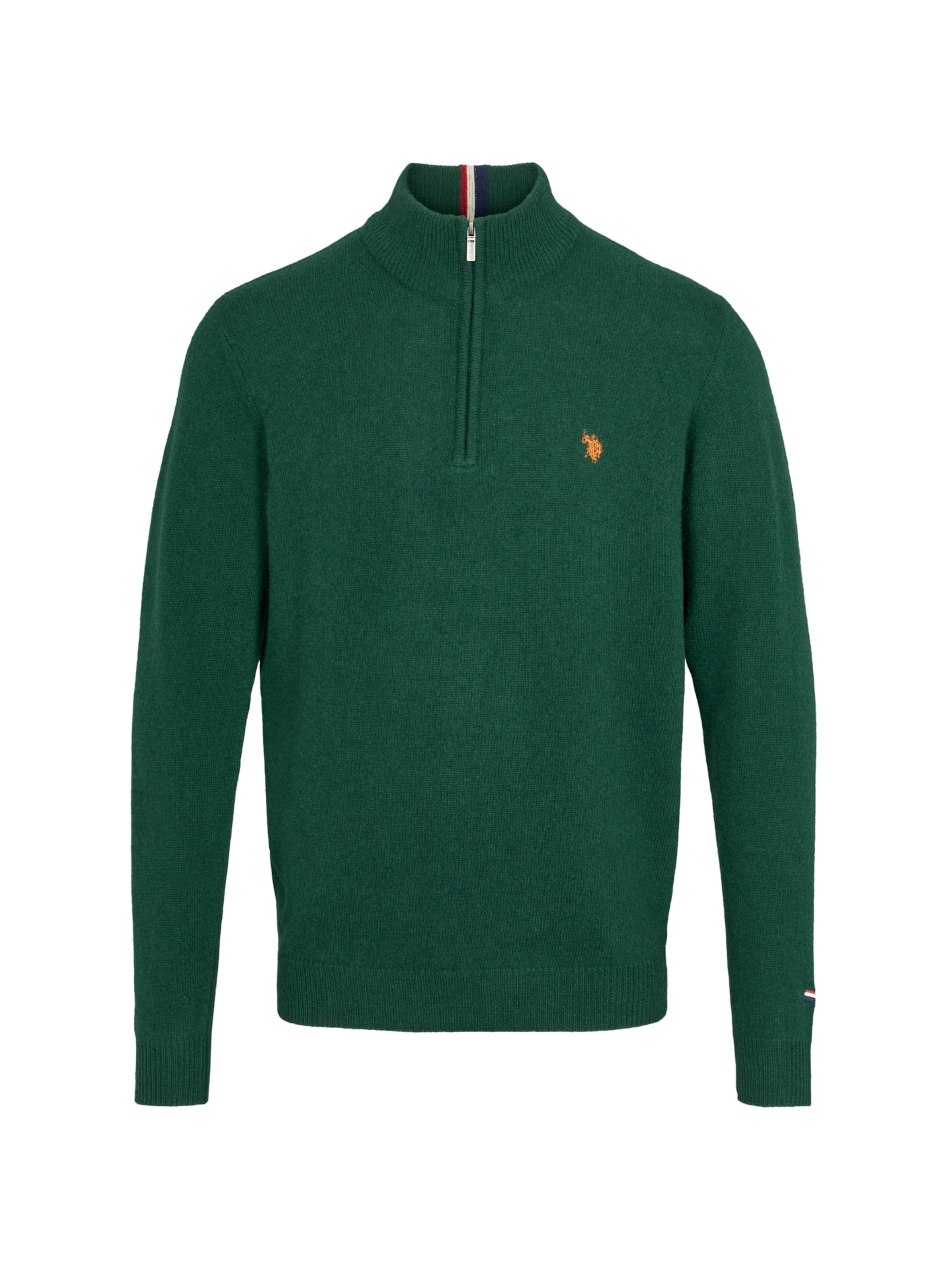 U.S. POLO ASSN. Pullover 'Kevin' in Grün: Vorderseite