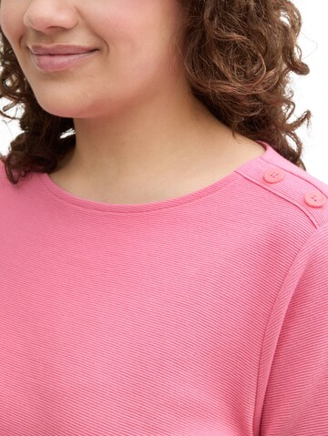 Tom Tailor Women + Shirt in Pink