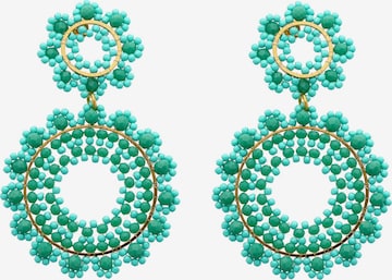 IZIA - Brincos em verde: frente