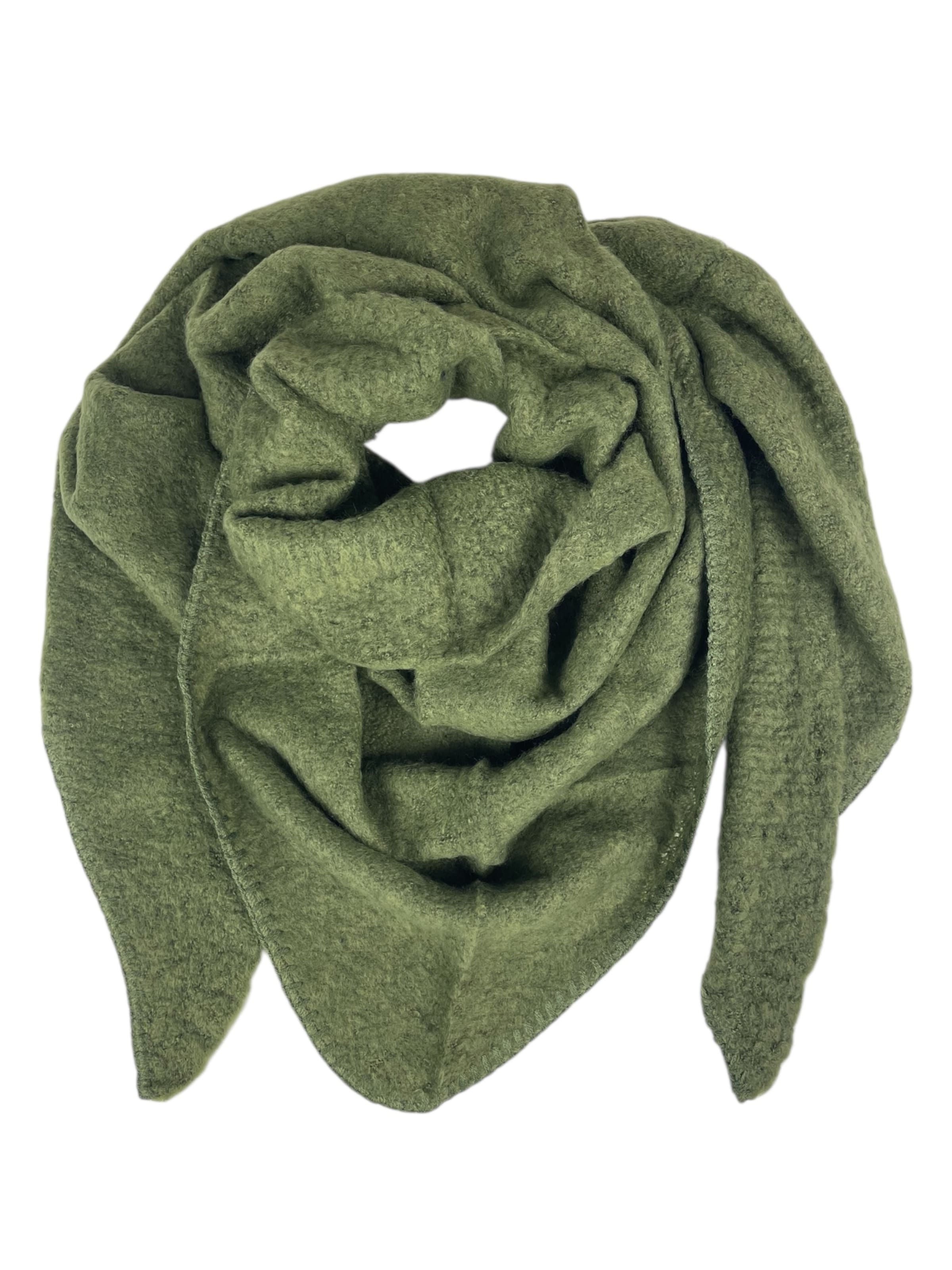 Kumixi Oversized Scarf in Green: front