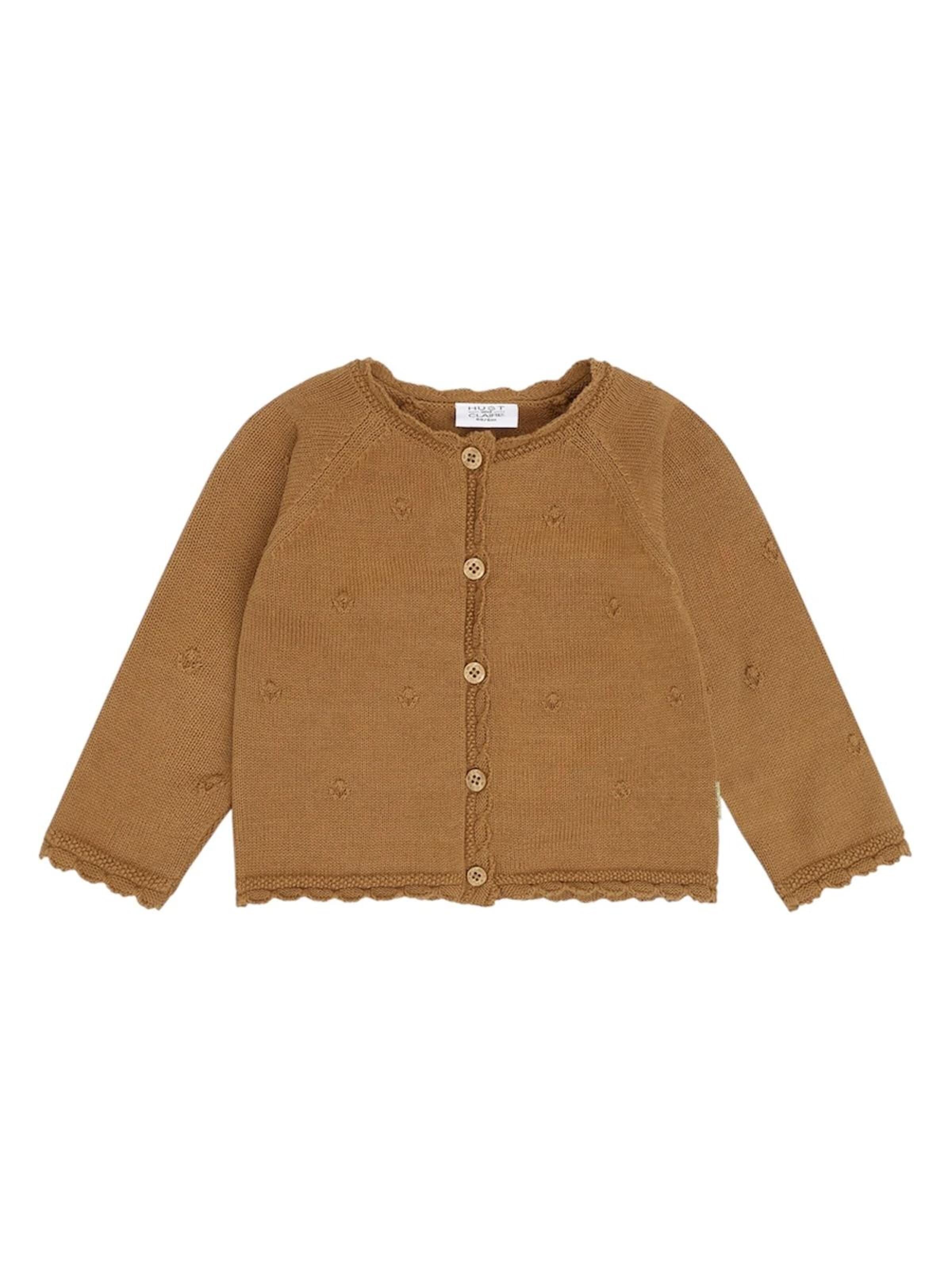Hust & Claire Knit cardigan 'HCManu Forest' in Brown: front