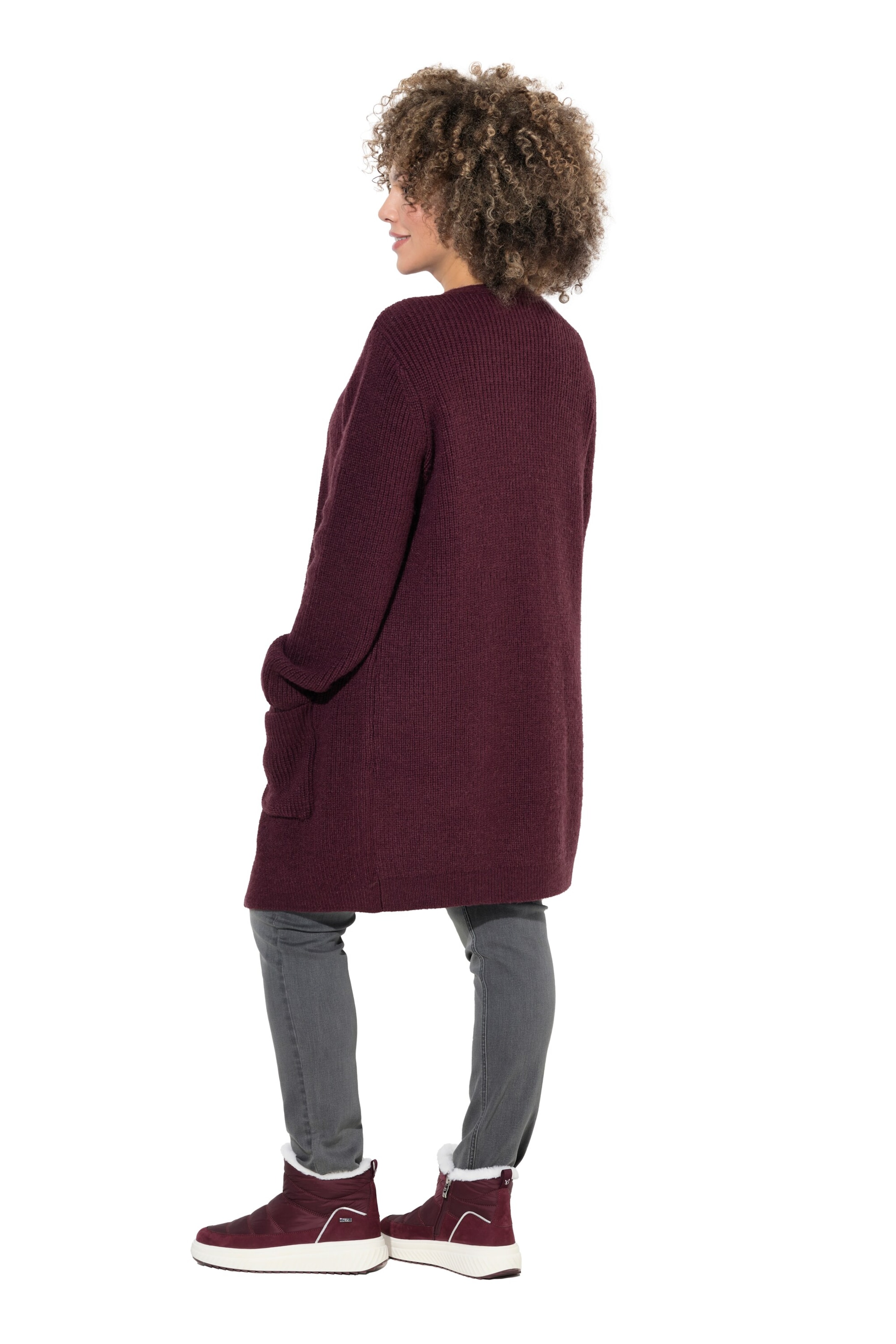 Ulla Popken Strickjacke in Lila