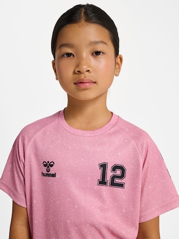 Hummel Performance Shirt 'Shimmer' in Pink