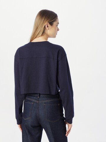 LEVI'S ® Shirts 'GR Crop Football Tee' i blå