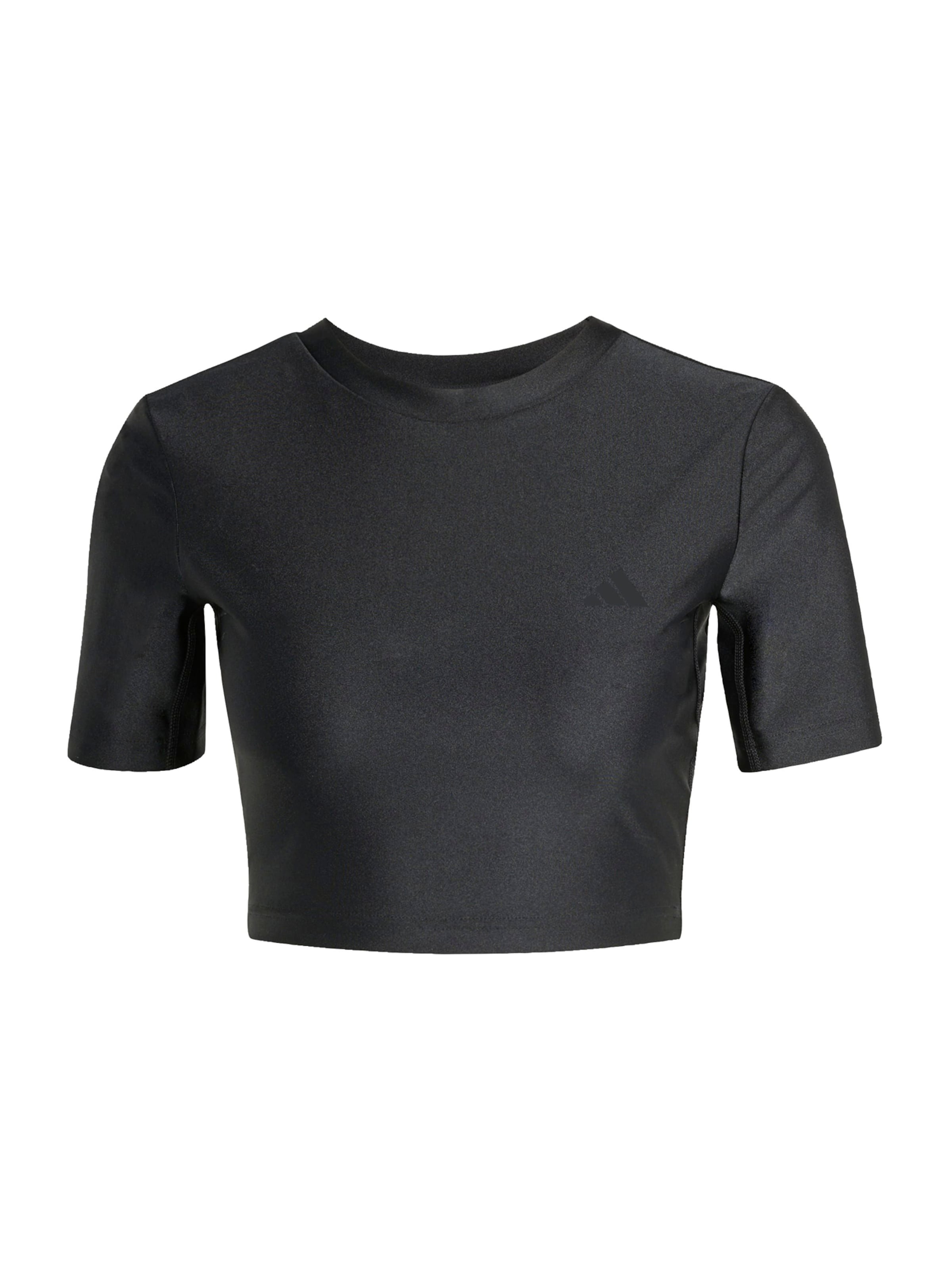 ADIDAS PERFORMANCE Funkční tričko 'Essentials' – černá: přední strana