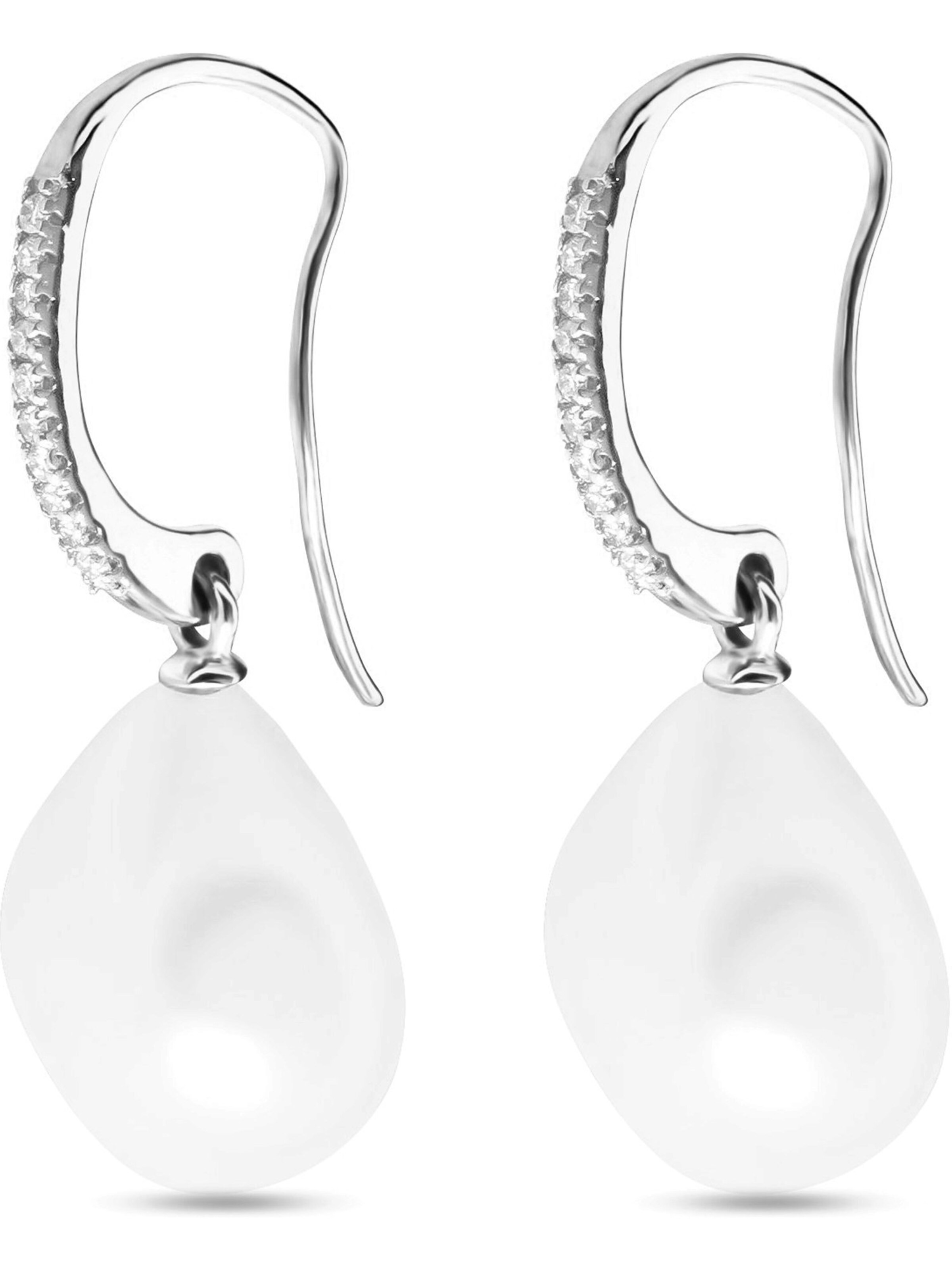 YAMŌKO Ohrringe in Silber: Vorderseite