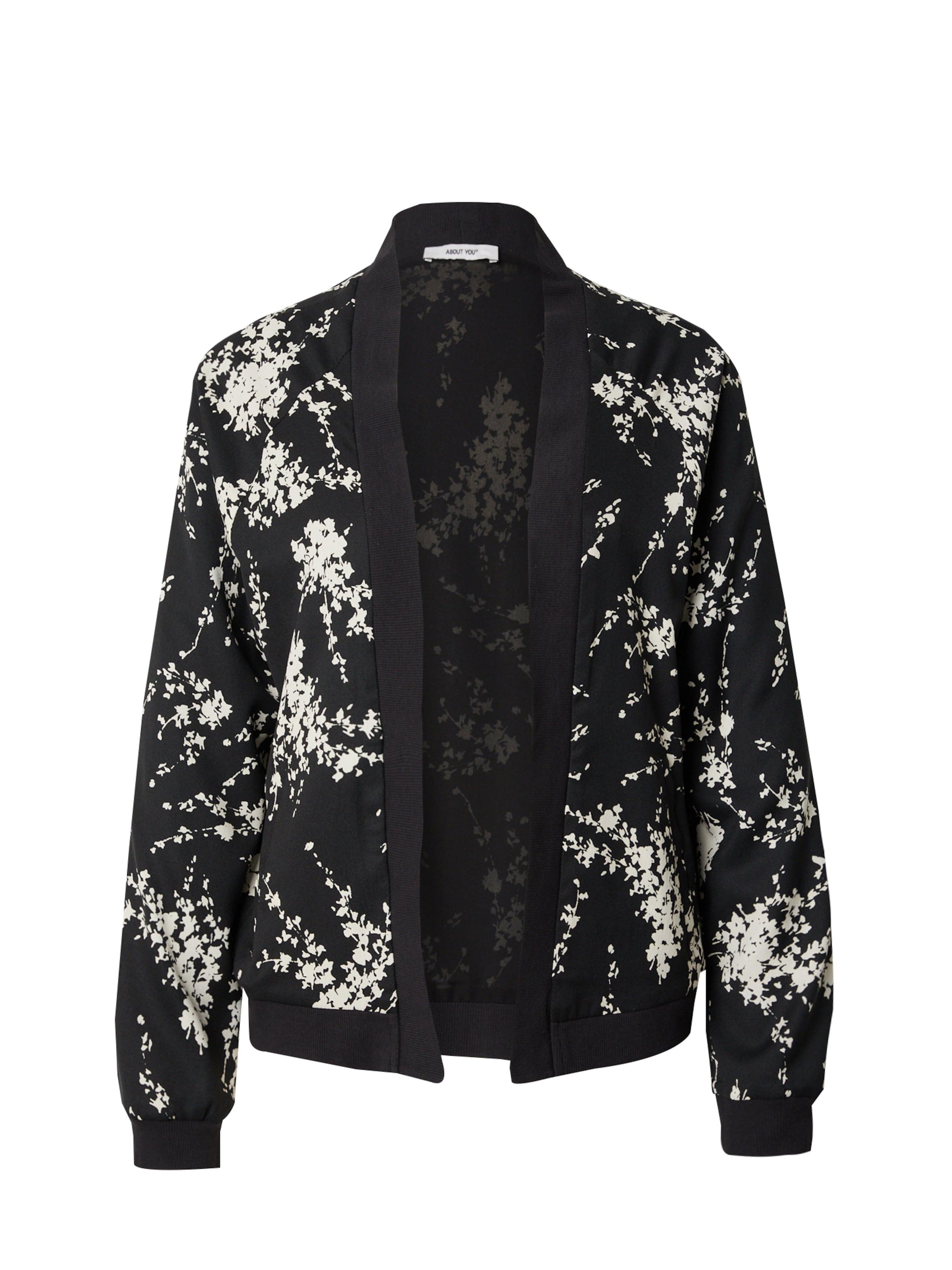 ABOUT YOU Φθινοπωρινό και ανοιξιάτικο μπουφάν &#x27;Maja&#x27; σε μαύρο: μπροστά
