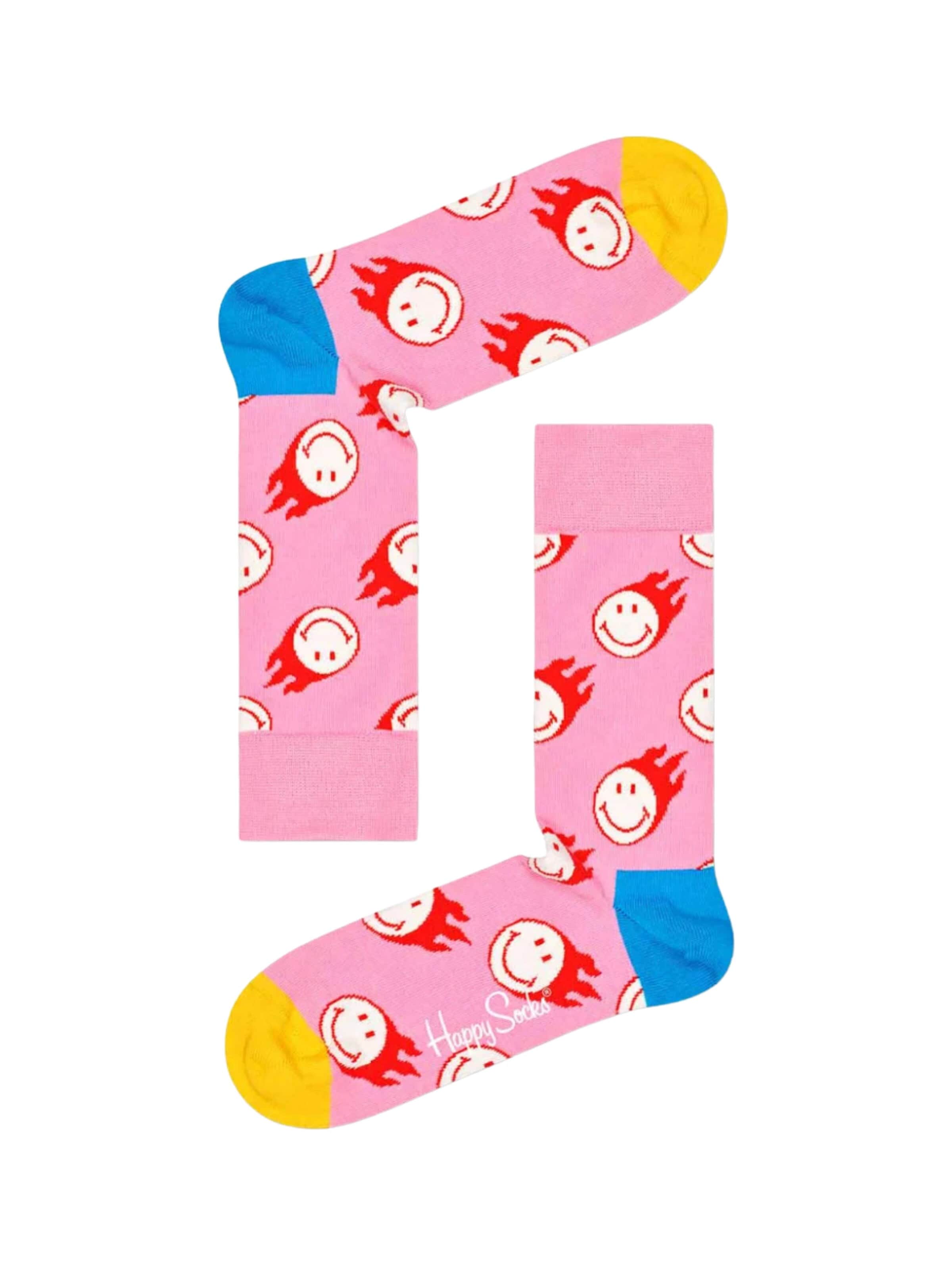 Happy Socks Socks '6er Pack - Smeily Socks Gift Set' in Mixed colors