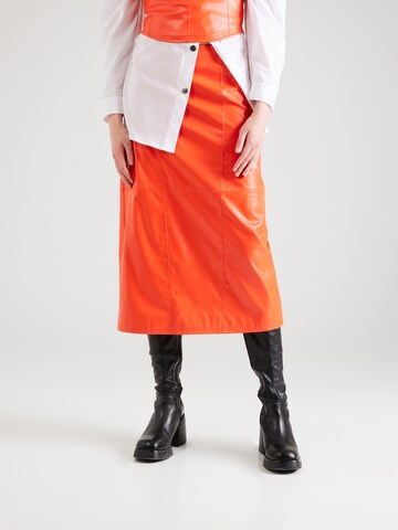 Hosbjerg Spódnica 'Marry' w kolorze pomarańczowy: przód
