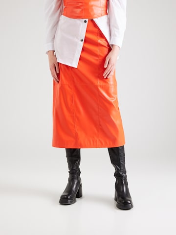 Hosbjerg Skirt 'Marry' in Orange: front