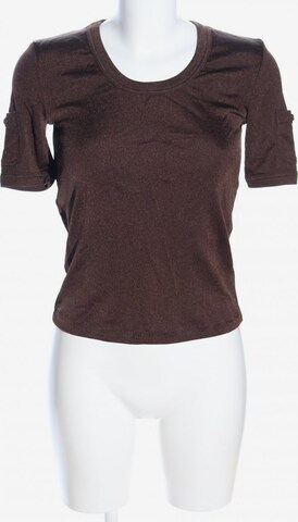 UNBEKANNT T-Shirt L in Braun: predná strana