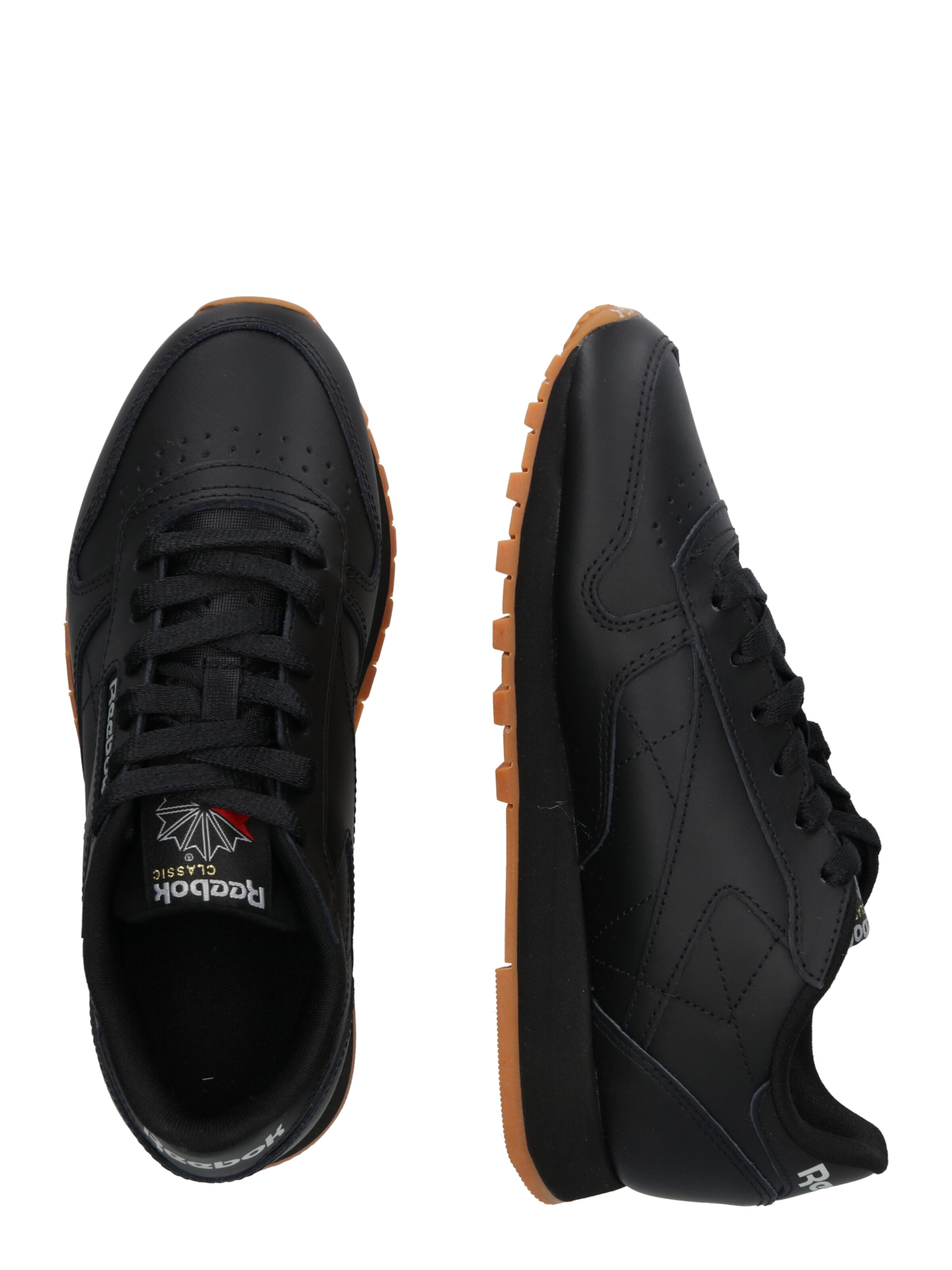 Sneaker bassa 'Classic' di Reebok in nero
