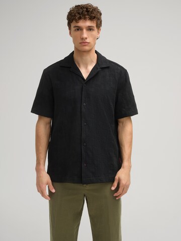JOOP! Jeans Comfort Fit Hemd 'Hanau' in Schwarz: Vorderseite
