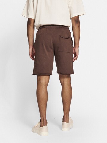 Redefined Rebel Regular Trousers 'Fresh' in Brown