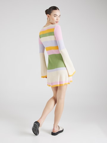 florence by mills exclusive for ABOUT YOU Knit dress 'Passion fruit' in Mixed colours