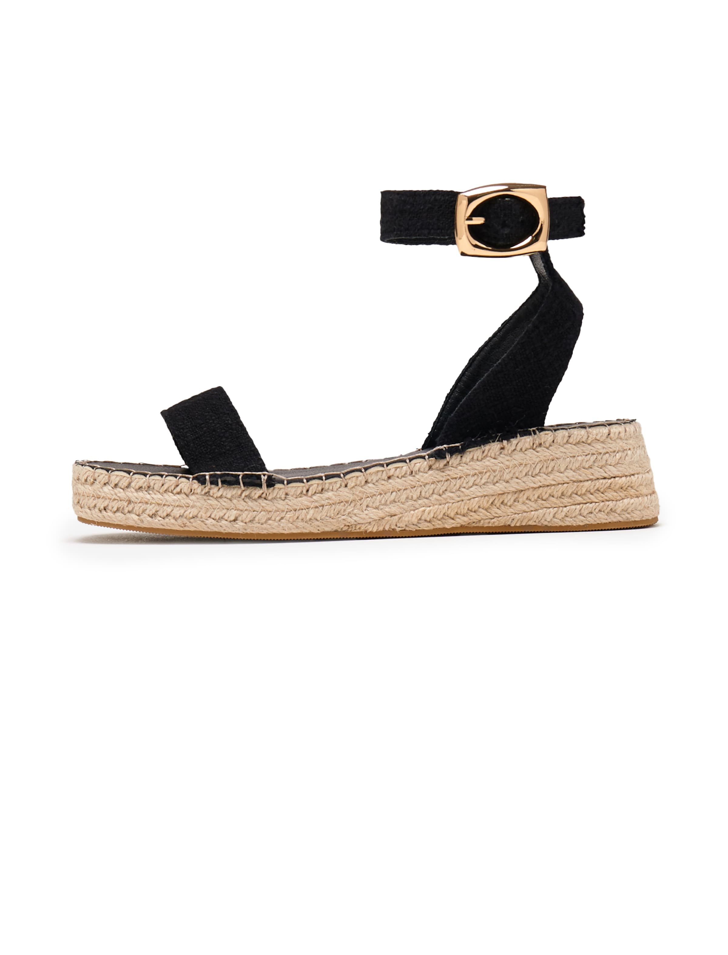 South Beach Sandale in Schwarz