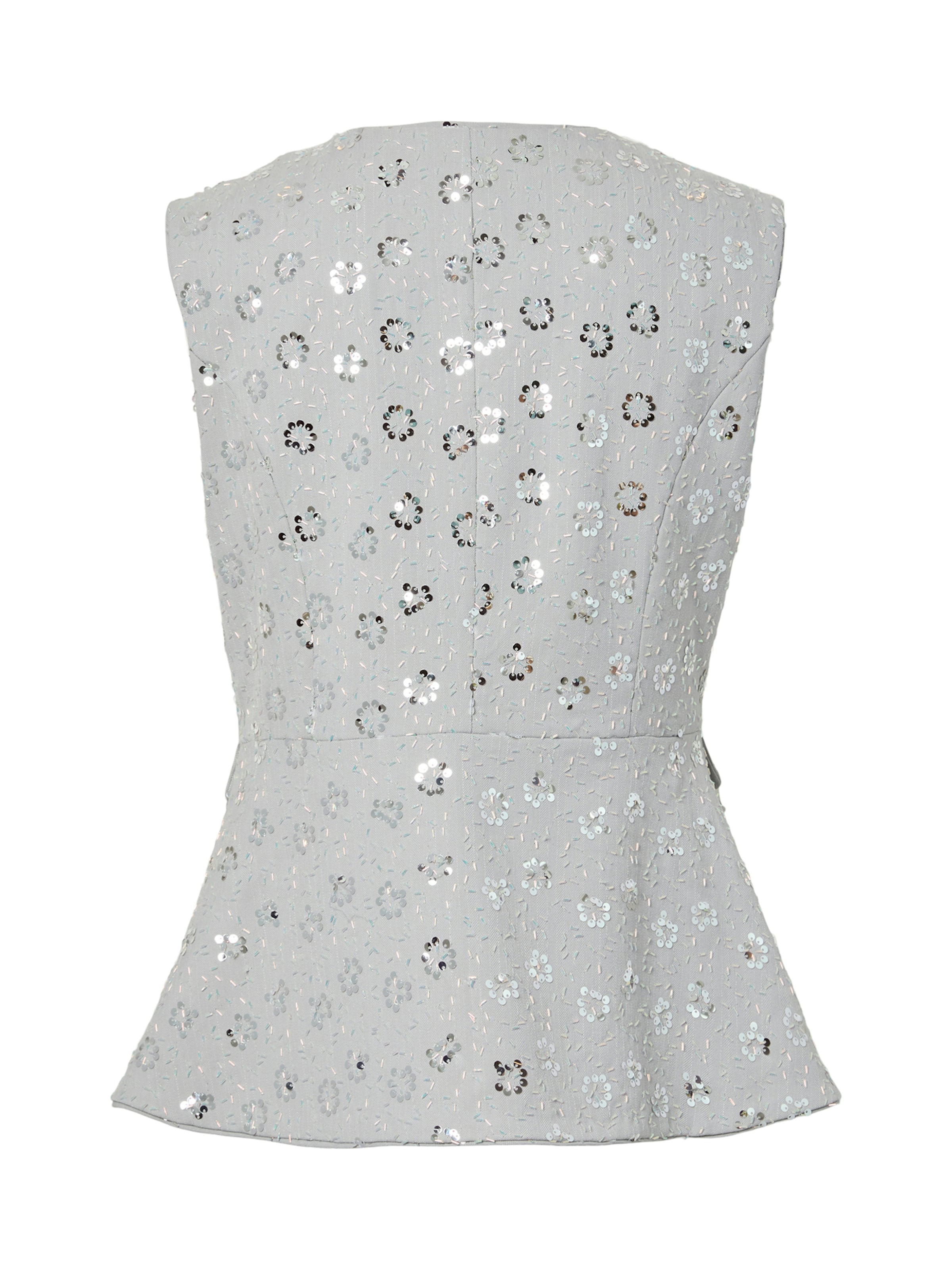 Gilet de costume 'YASSOLLER' YAS en gris