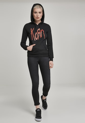 Merchcode Sweatshirt 'Korn' in Black