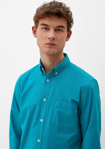 s.Oliver Slim fit Overhemd in Blauw