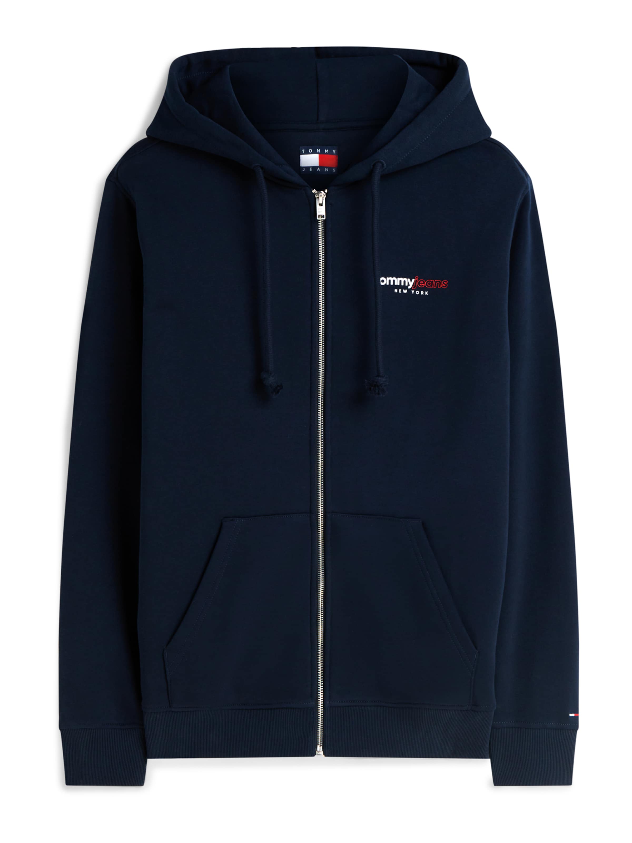 Tommy Jeans Sweat jacket 'DNA' in Navy / Red / White, Item view